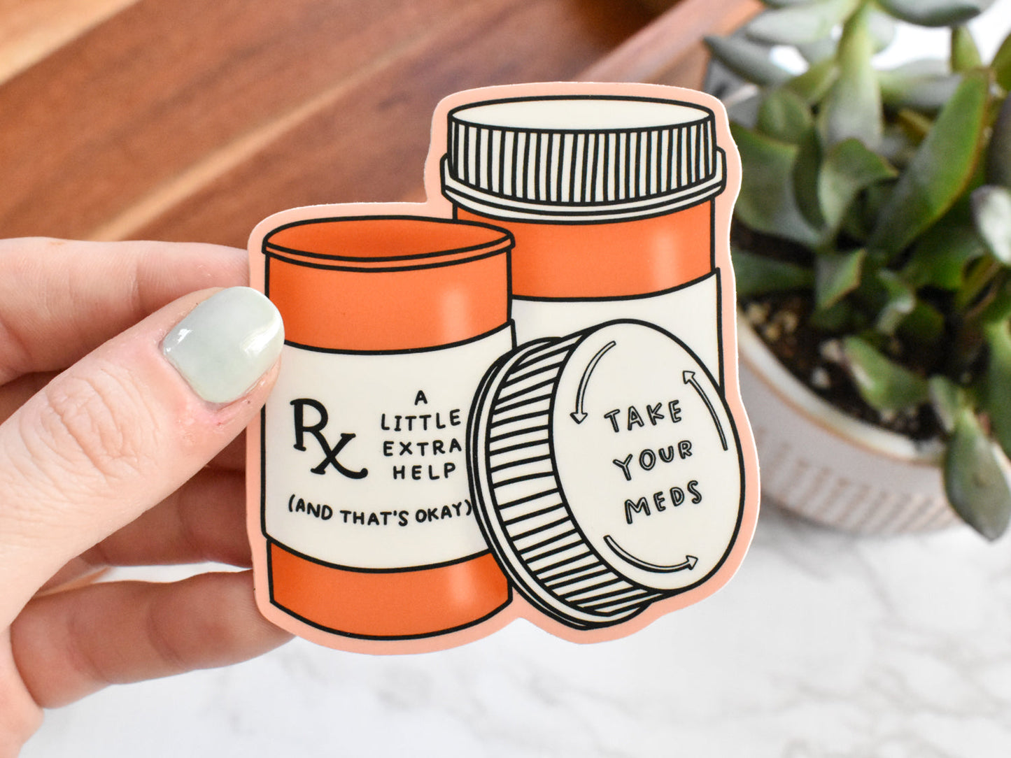 Extra Help Sticker
