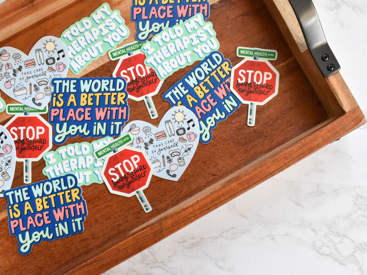 Take Care of Yourself Heart Sticker