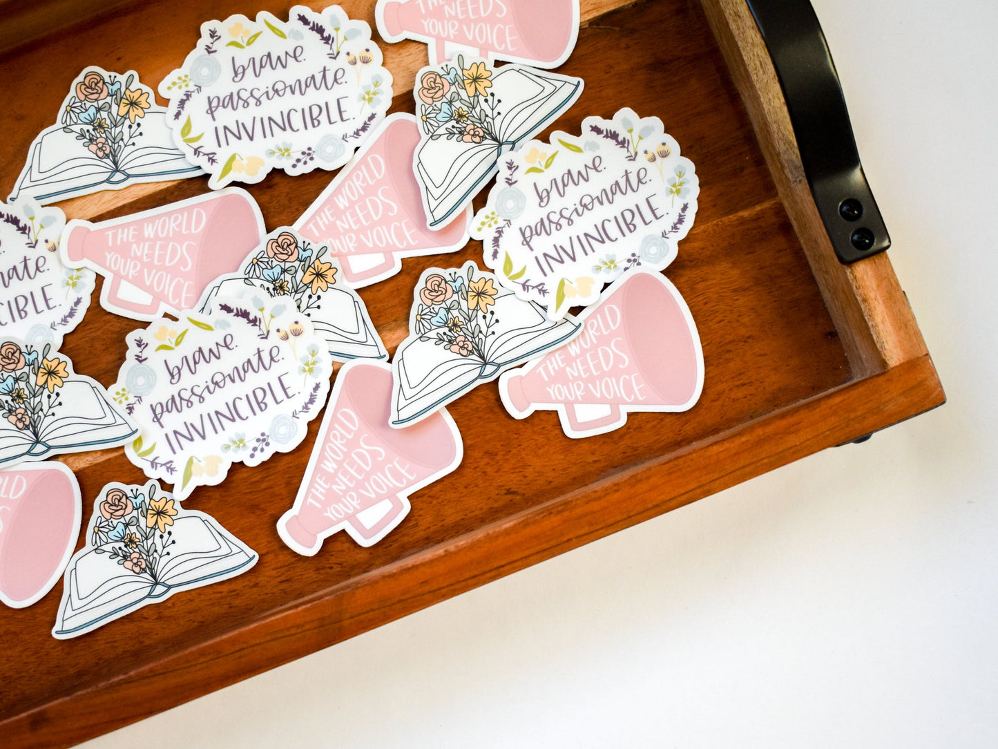 Brave Passionate Invincible Sticker