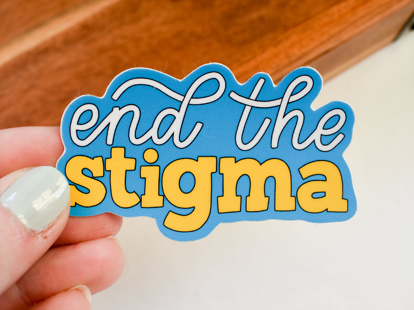 End The Stigma Sticker