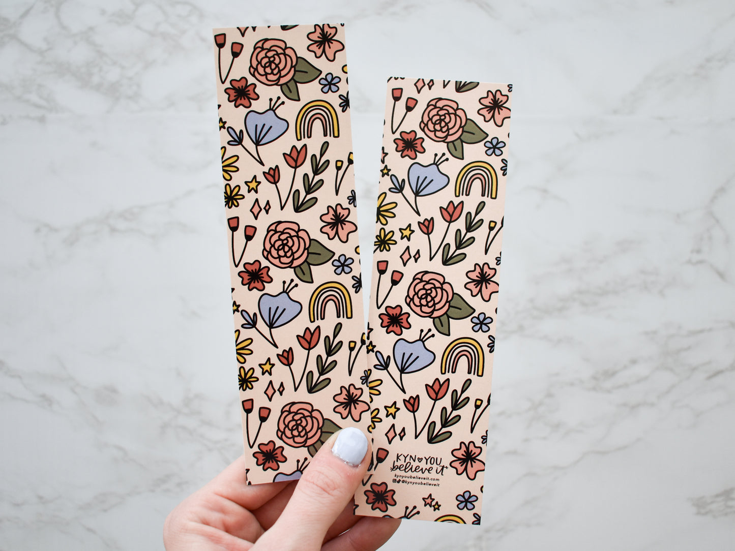 Whimsy Florals Bookmark
