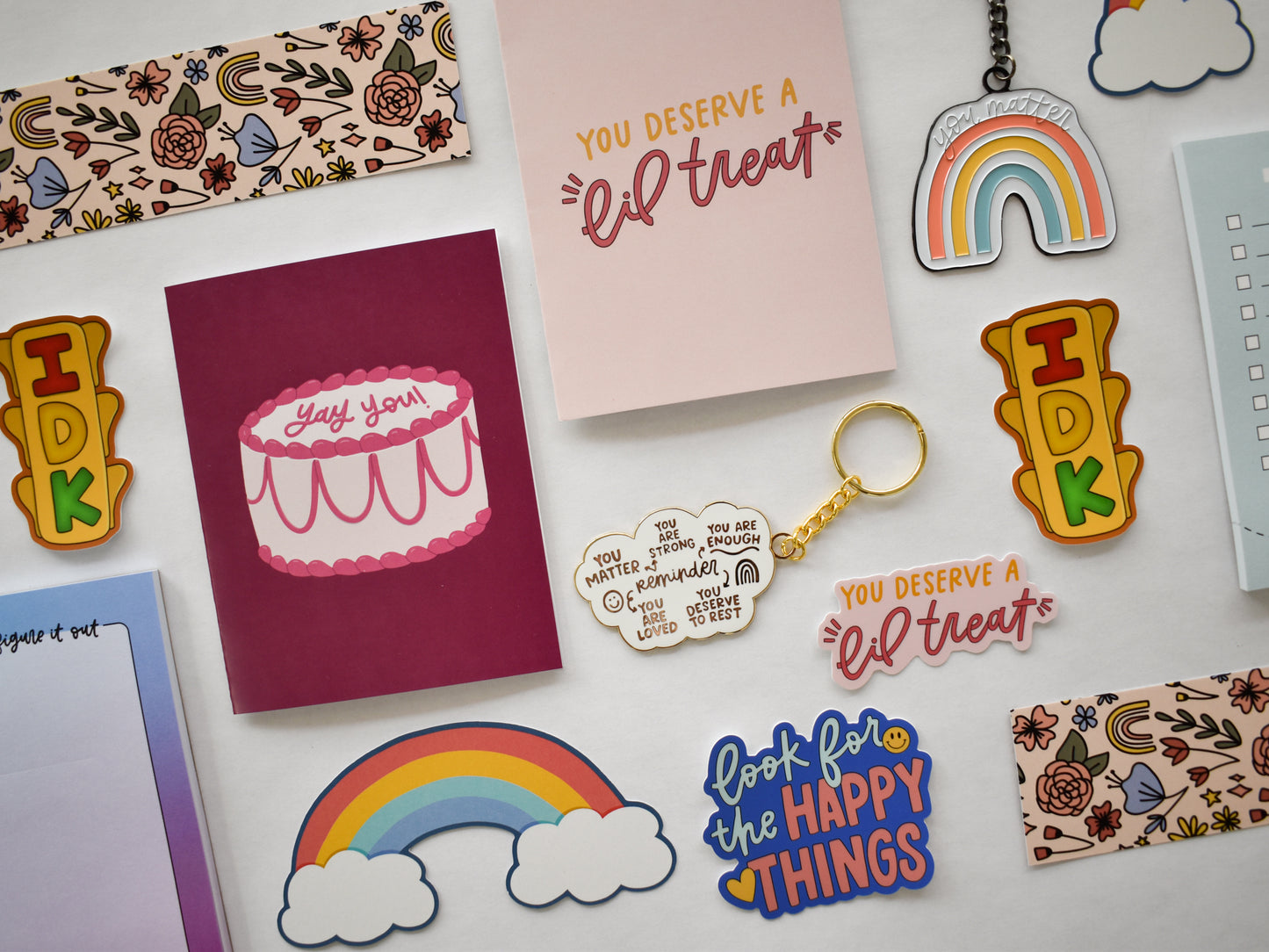 Look for the Happy Things Sticker