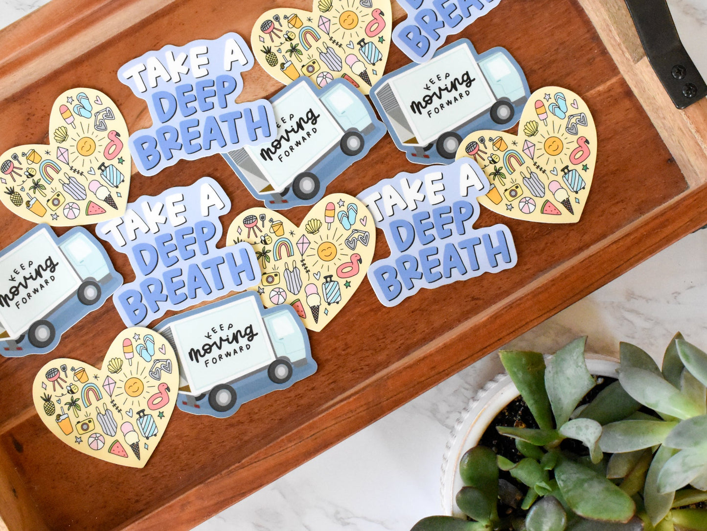 Summer Heart Sticker