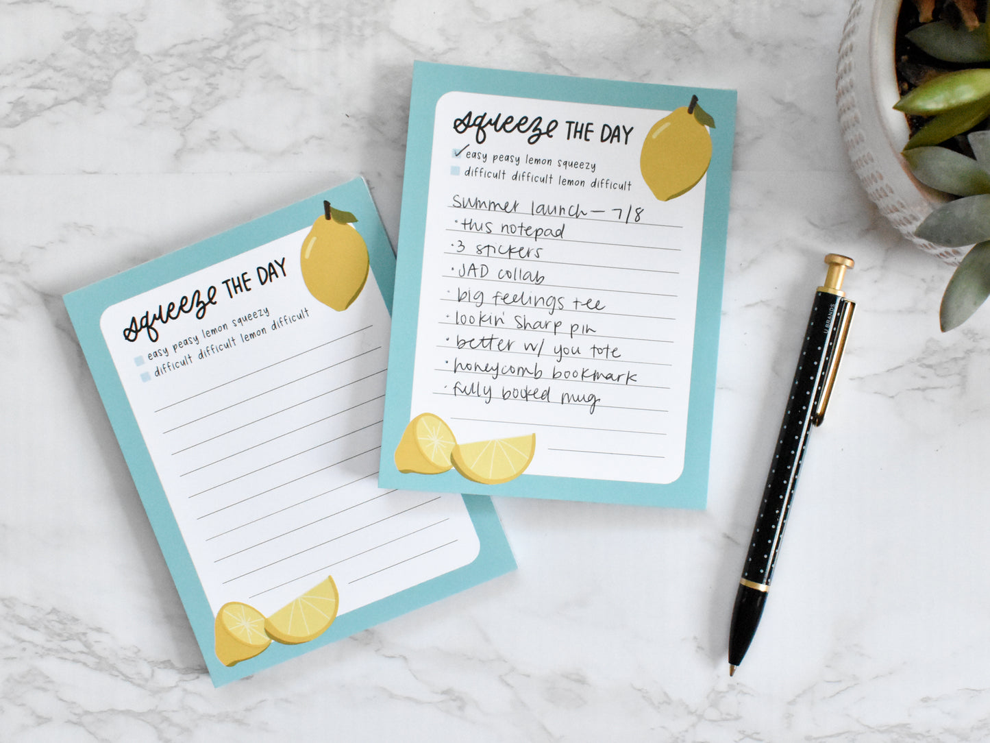 Squeeze the Day Notepad