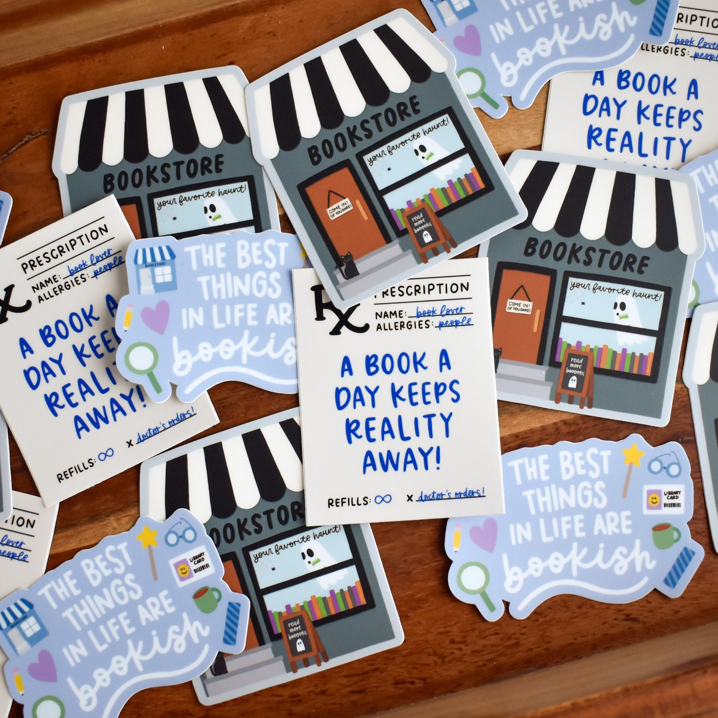 Haunted Bookstore Sticker