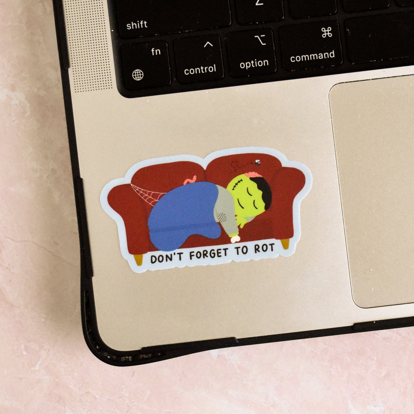 Don't Forget to Rot Zombie Sticker