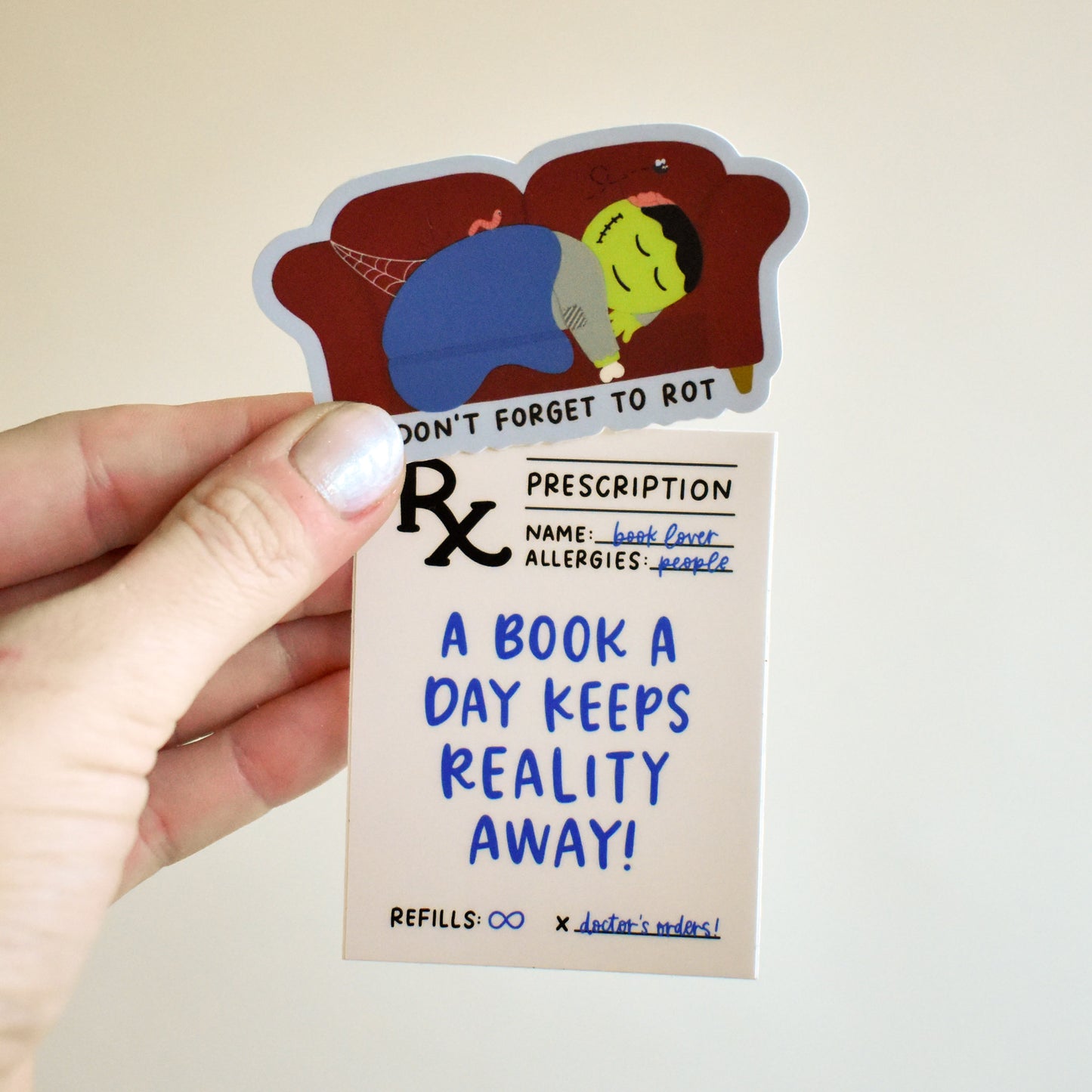 Don't Forget to Rot Zombie Sticker