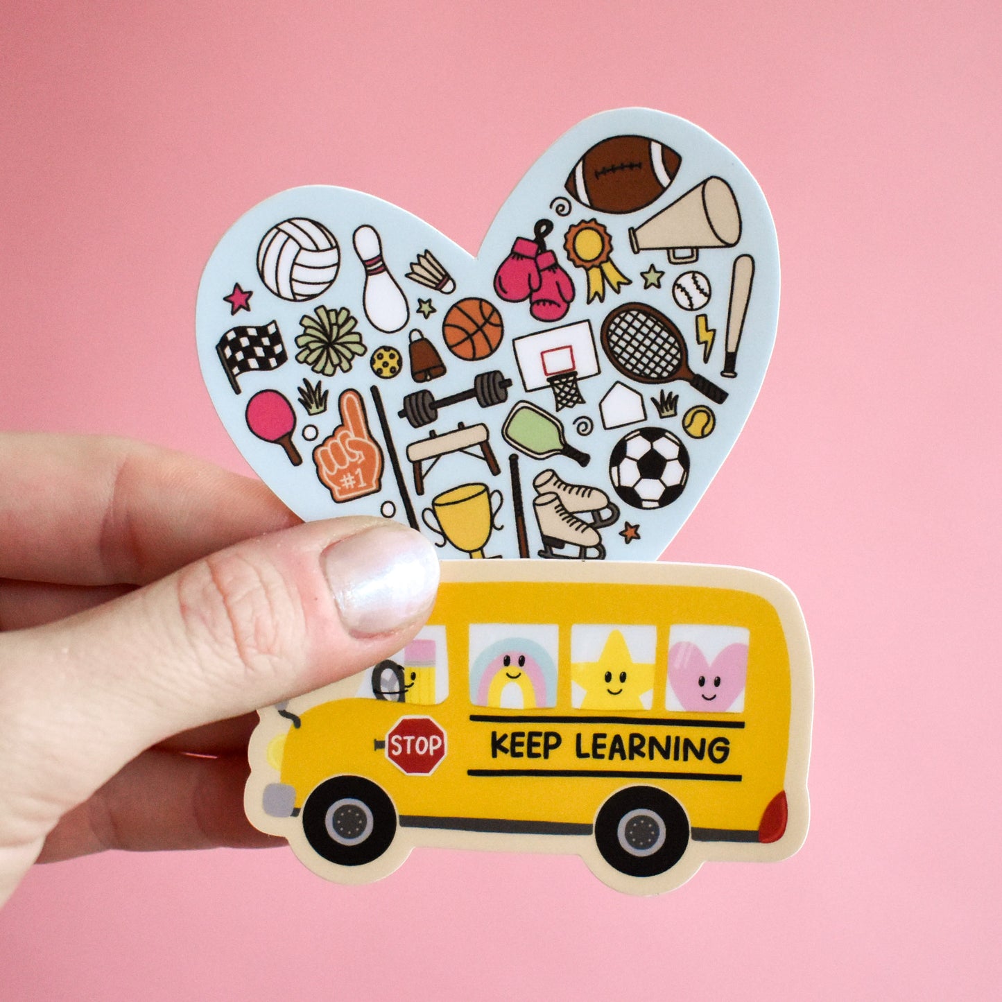 Sports Heart Sticker