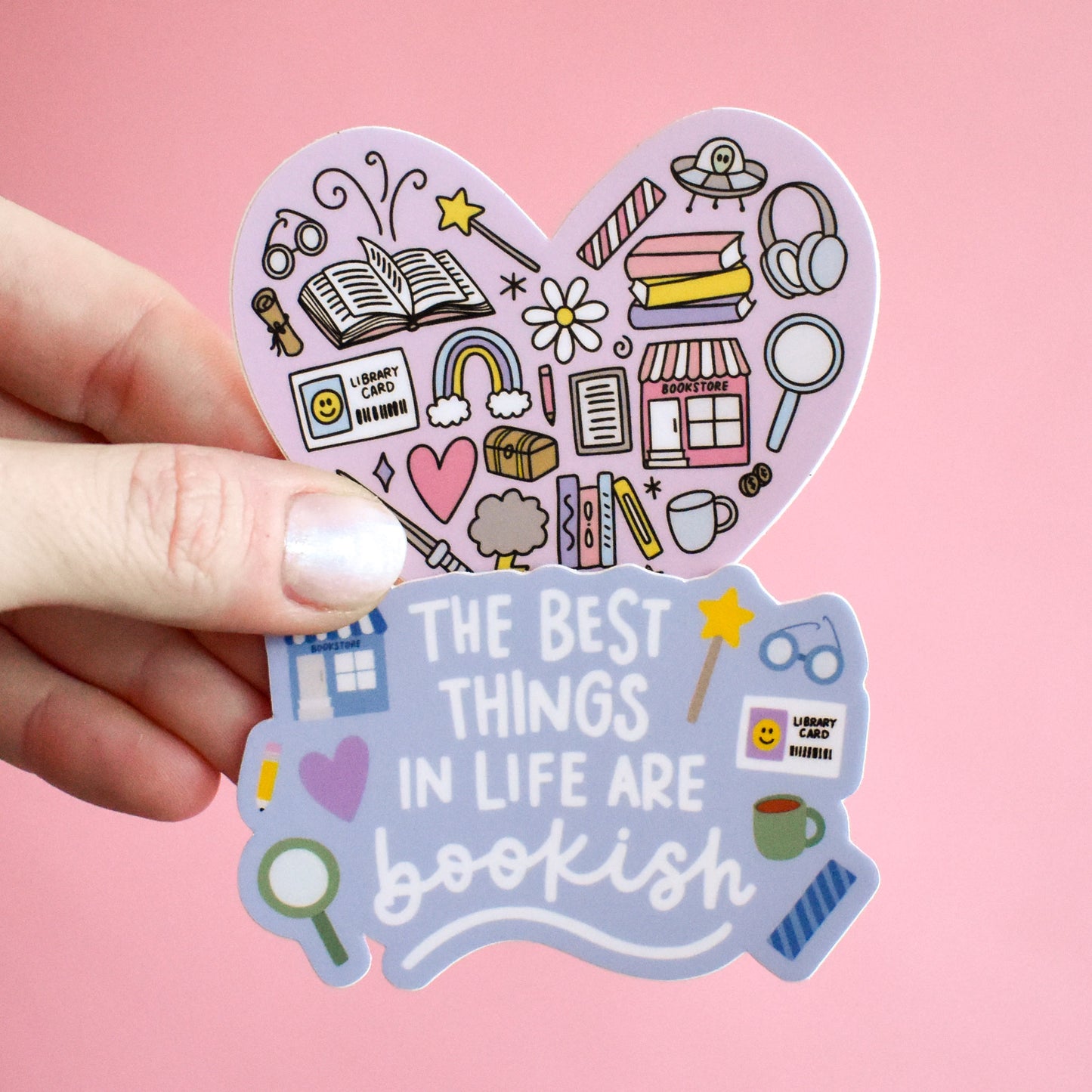 Best Things Are Bookish Sticker