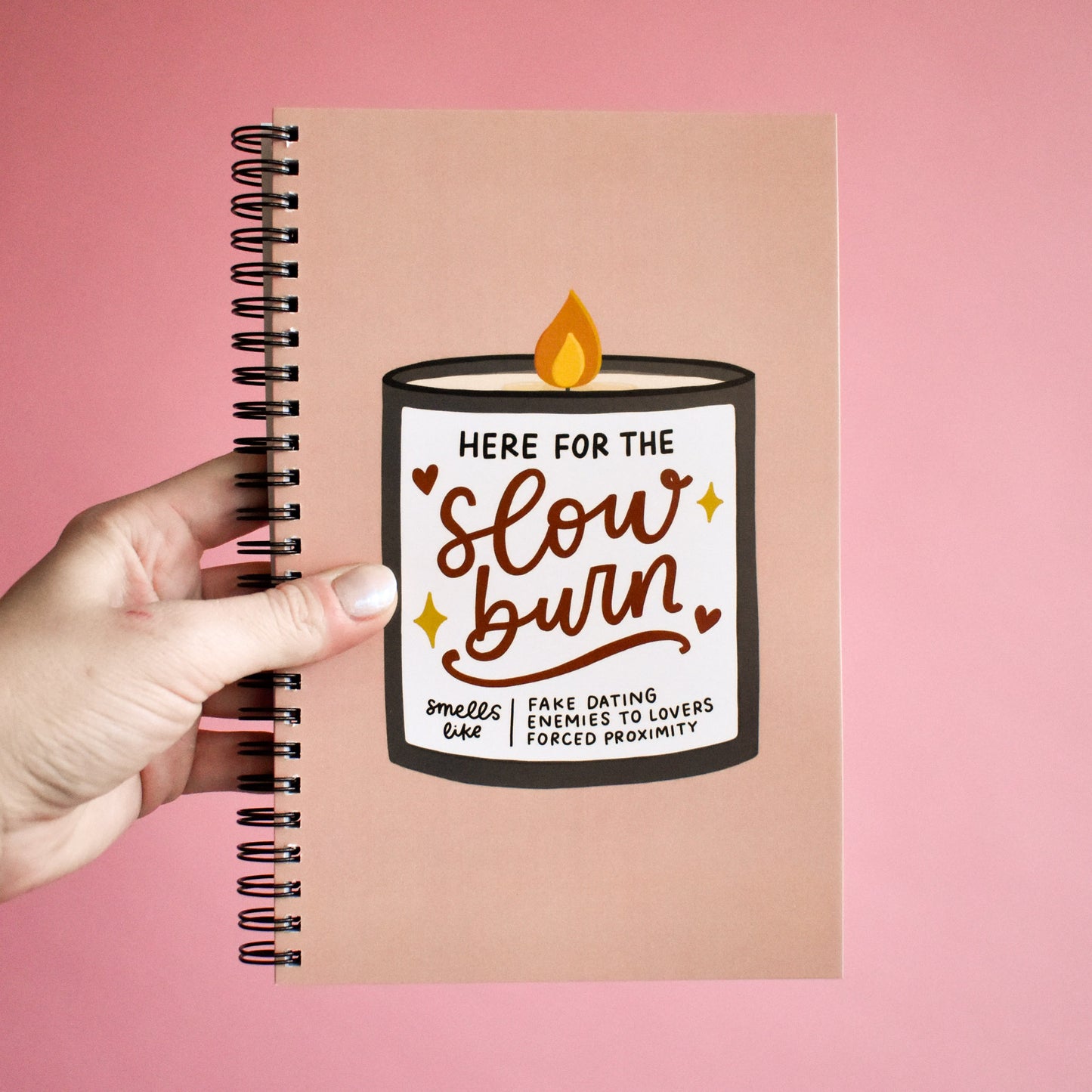 Here for the Slow Burn Candle Reading Journal