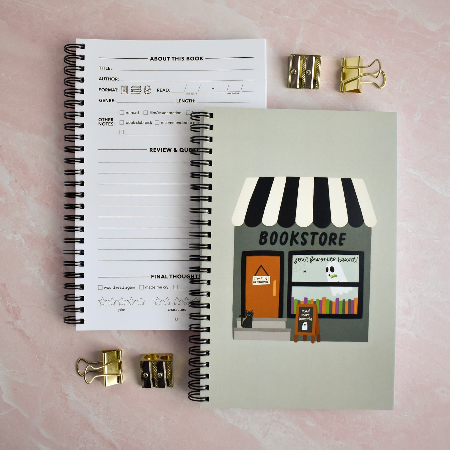 Haunted Bookstore Reading Journal