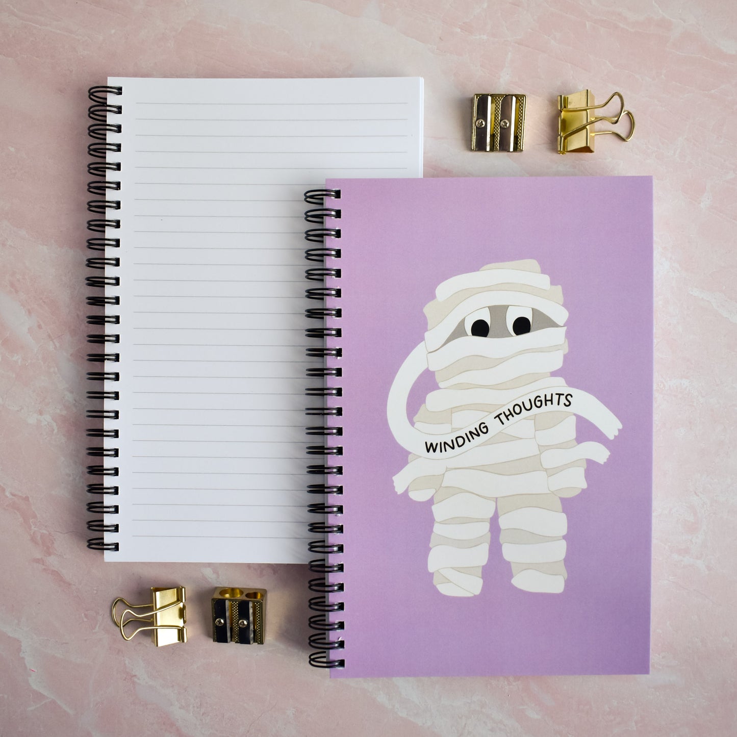 Winding Thoughts Mummy Notebook