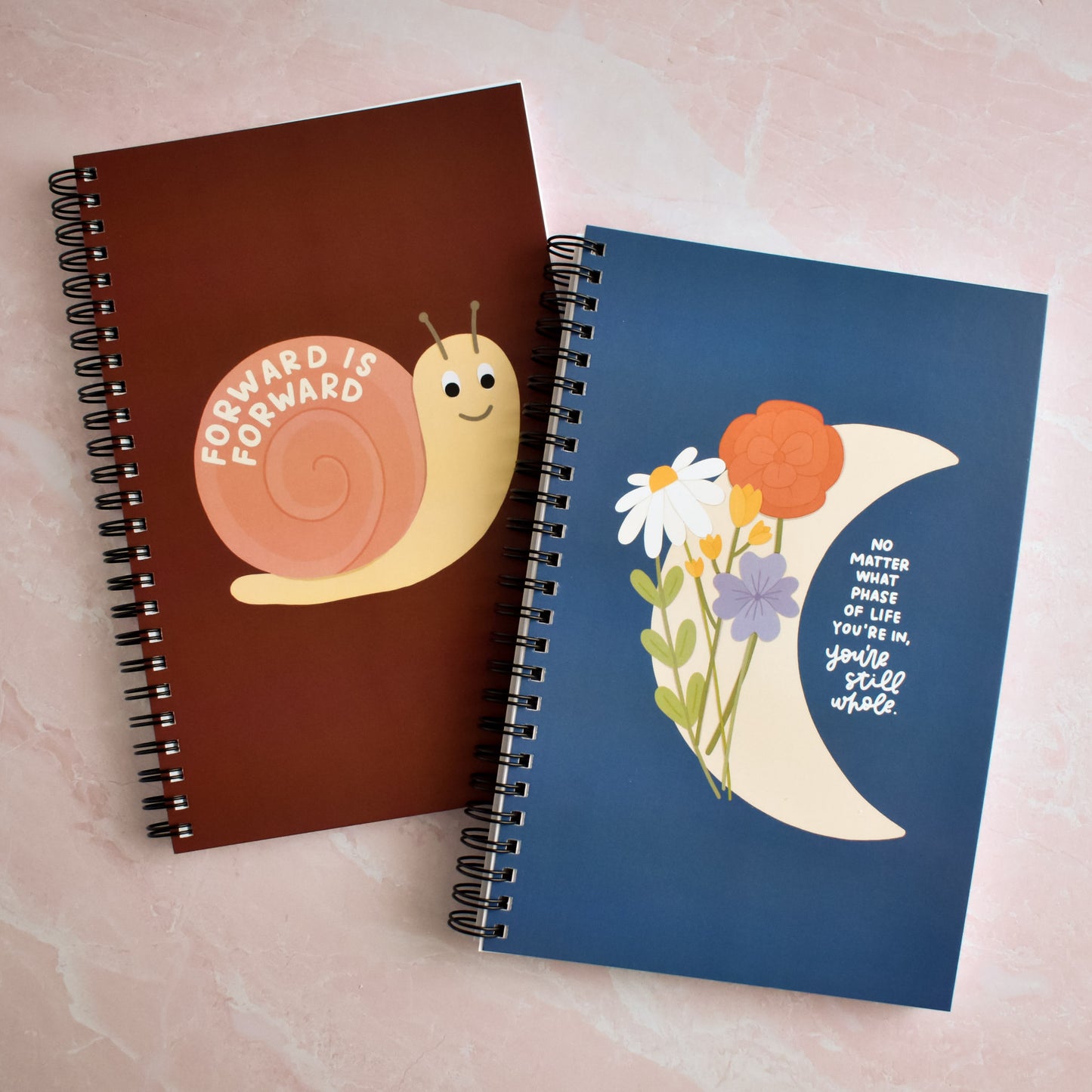 Forward Is Forward Snail Notebook