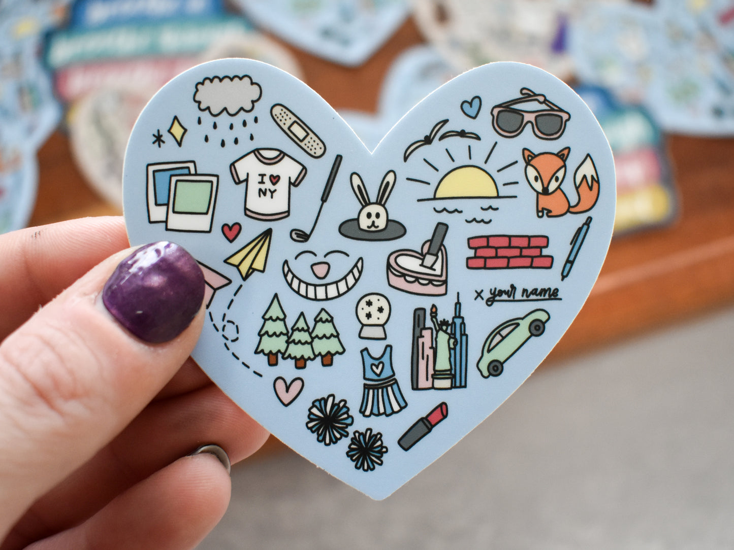 Load image into Gallery viewer, 1989 Heart Sticker
