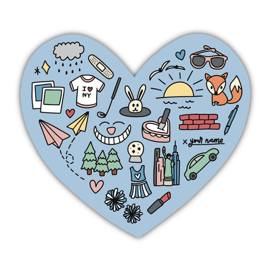 1989 Heart Sticker