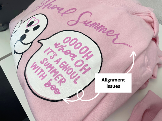 Load image into Gallery viewer, IMPERFECT Ghoul Summer Sweatshirt (Pink)
