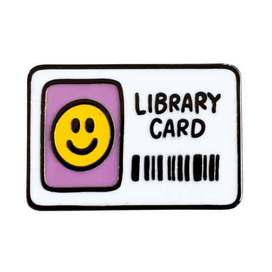 Library Card Pin