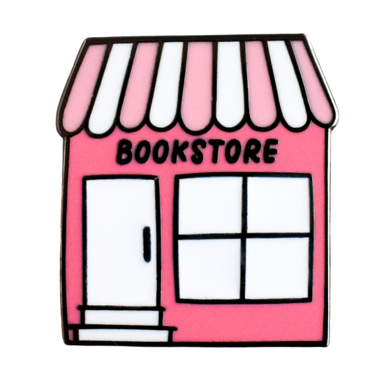 Bookstore Storefront Pin