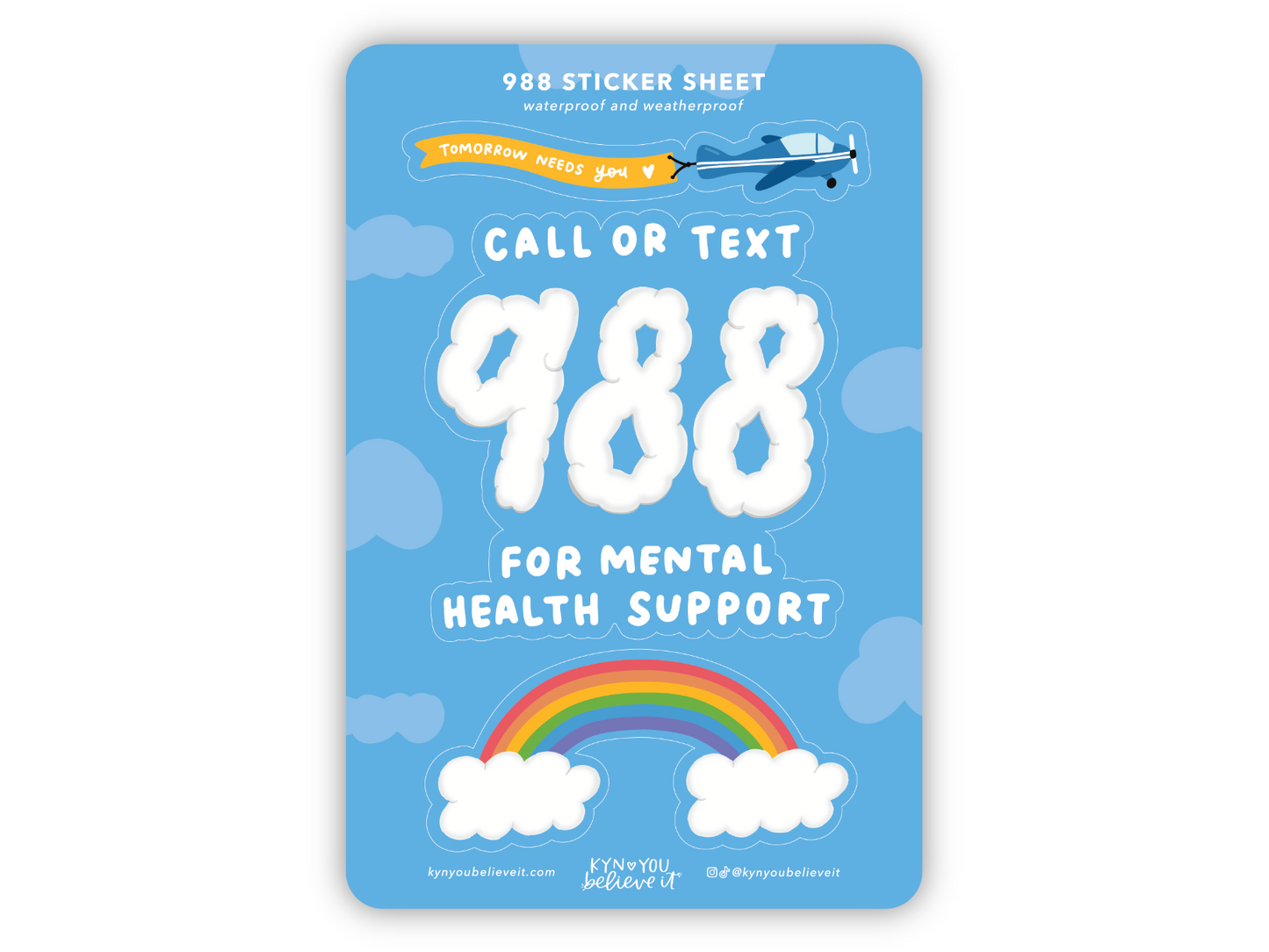 988 Sticker Sheet