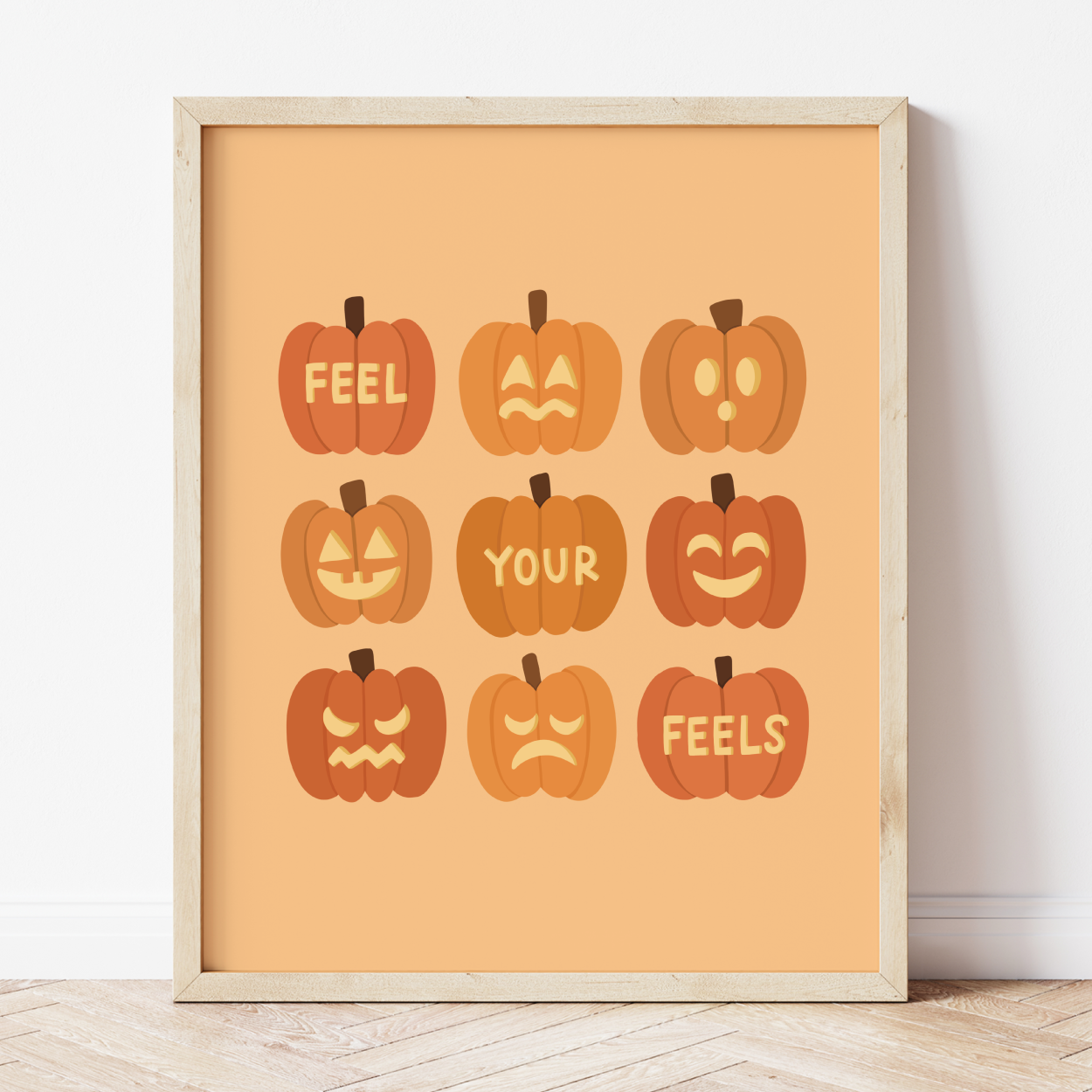 Feel Your Feels Jack-O-Lantern Print