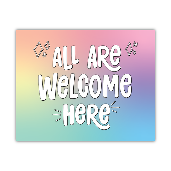 All Are Welcome Here Print (Digital Download)