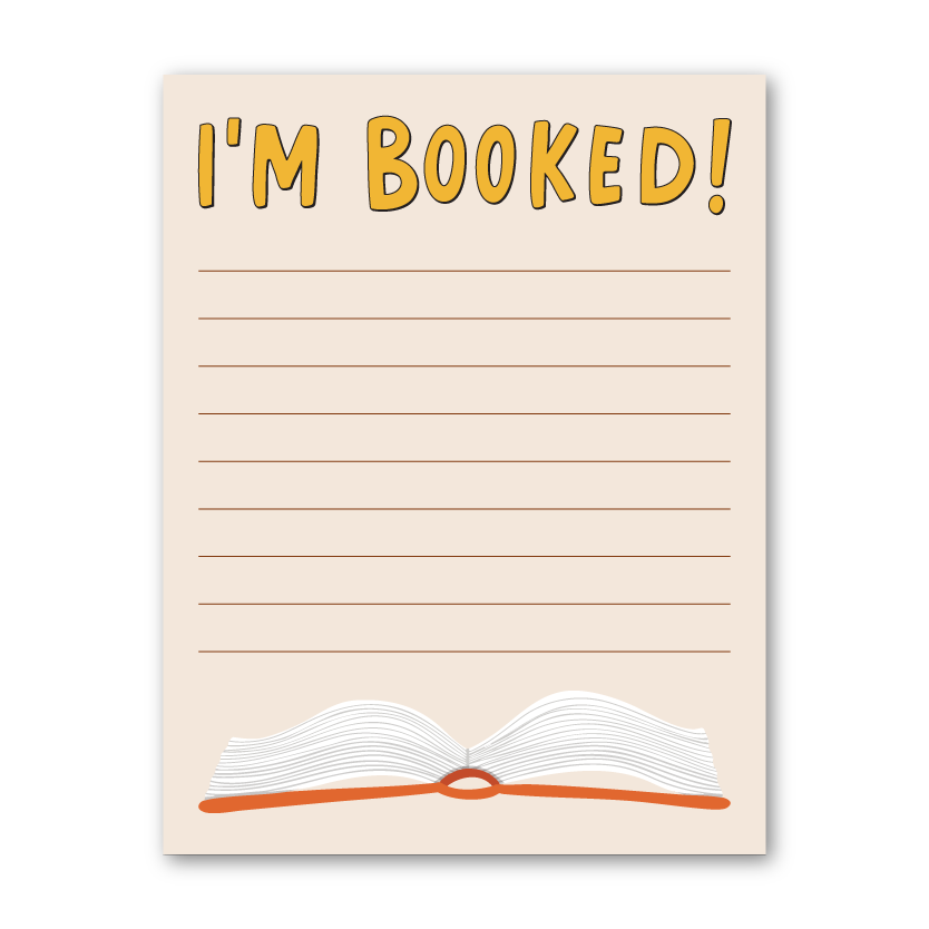 I’m Booked Notepad