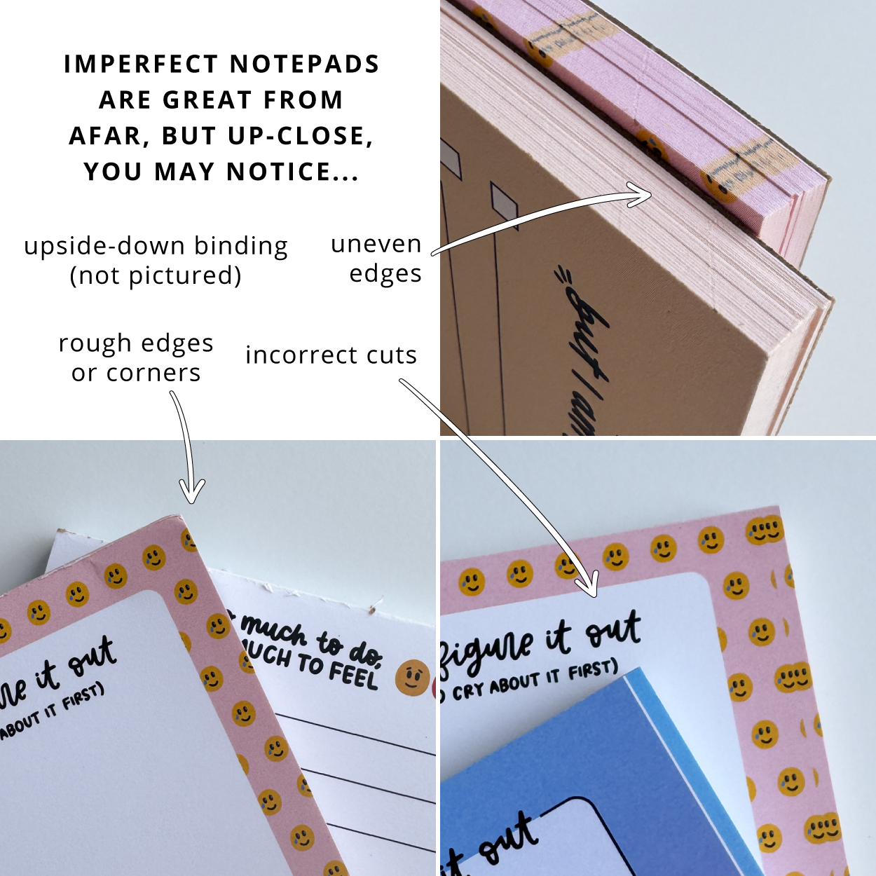 IMPERFECT Mystery Notepads