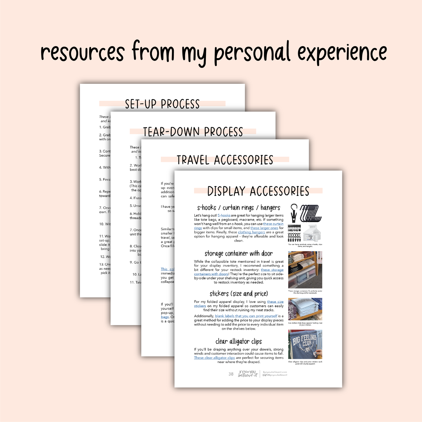 Collapsible Market Shelf BUILDING PLANS (Digital Download)