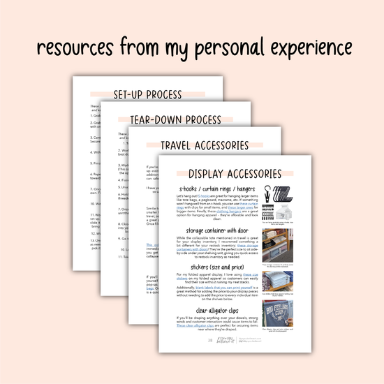 Collapsible Market Shelf BUILDING PLANS (Digital Download)