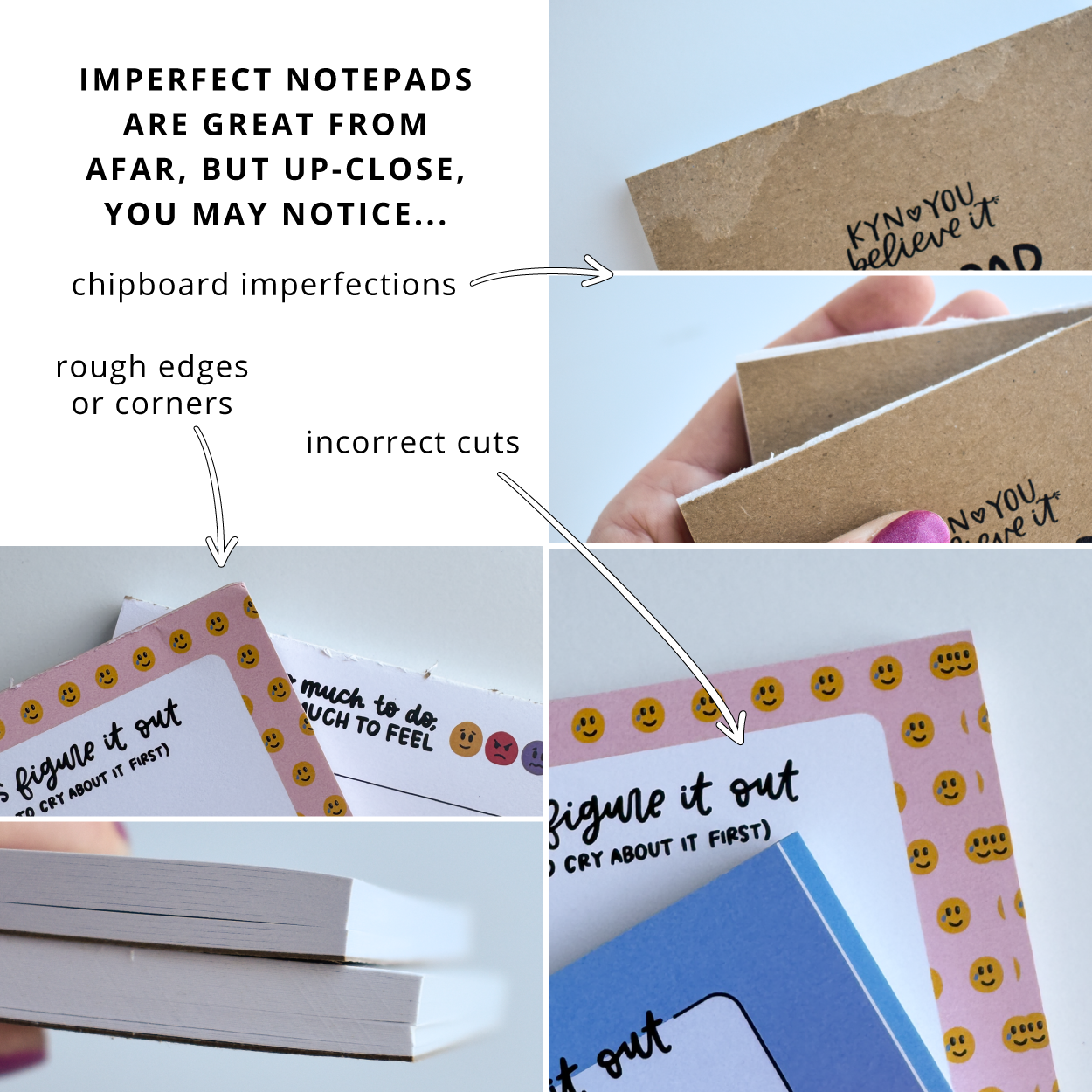 IMPERFECT Mystery Notepads