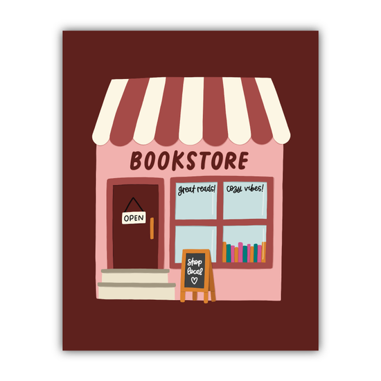 Bookstore Storefront Print