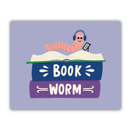 Bookworm Print