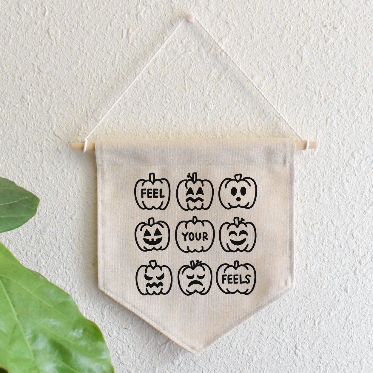 Feel Your Feels Jack-O-Lantern Banner
