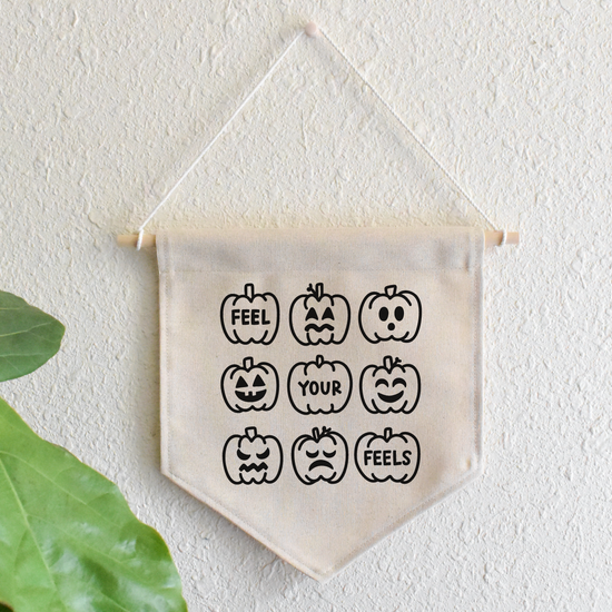Feel Your Feels Jack-O-Lantern Banner