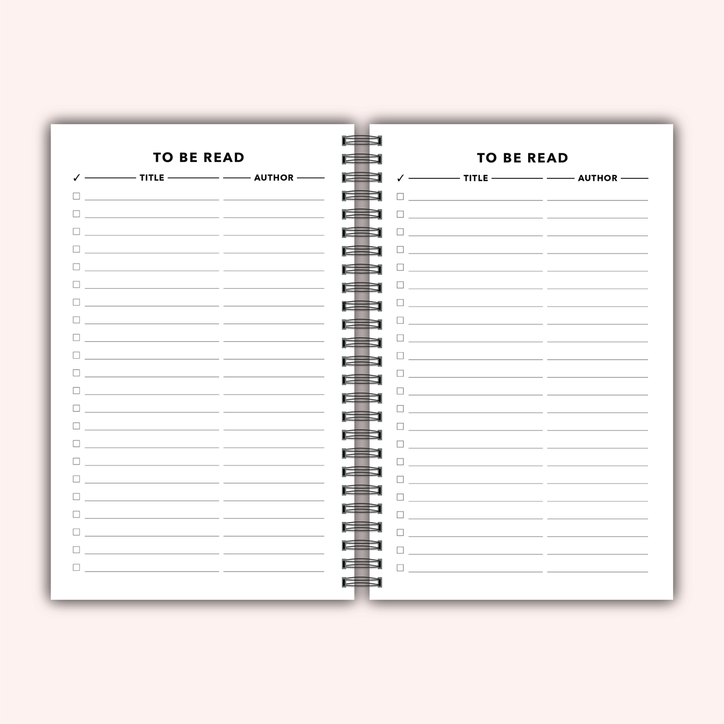 Well-Read Reading Journal