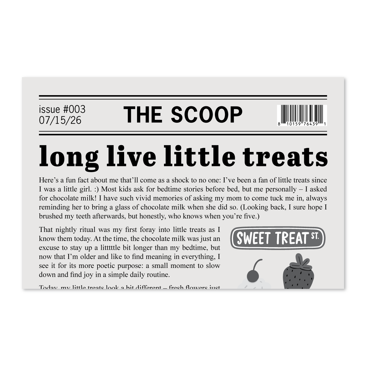 The Scoop Mail Club: Issue #3