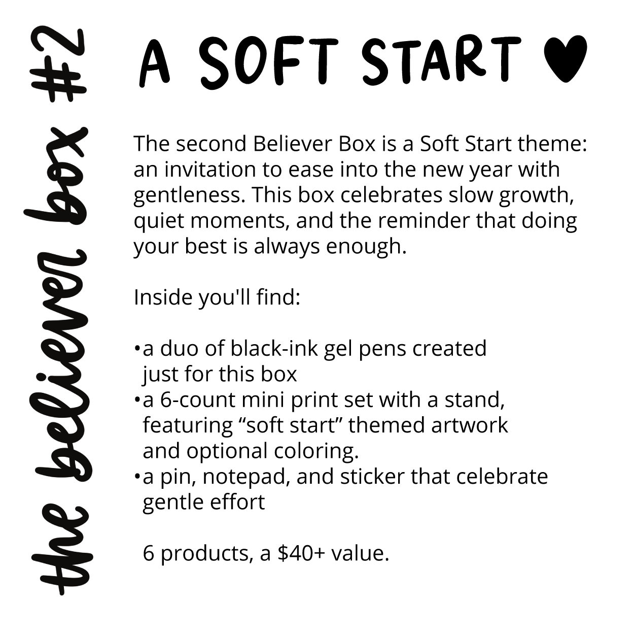 The Believer Box #2 (Sign-Ups Close 12/10*, Ships 12/17)