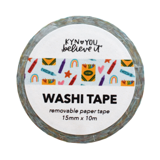 Crayon Pattern Washi Tape