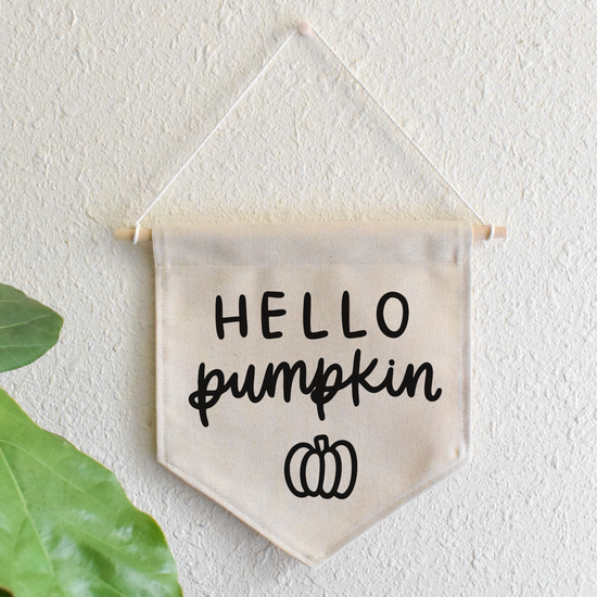 Hello Pumpkin Banner