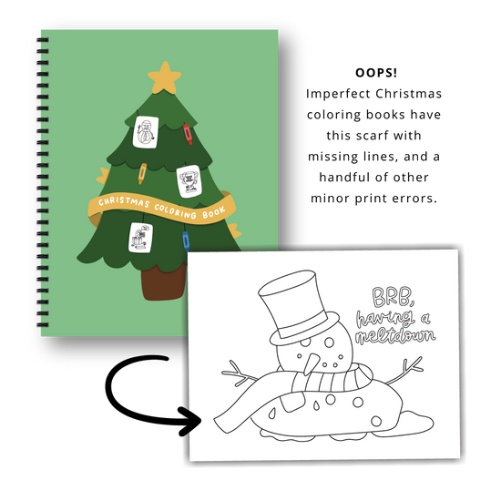 IMPERFECT Christmas Coloring Book