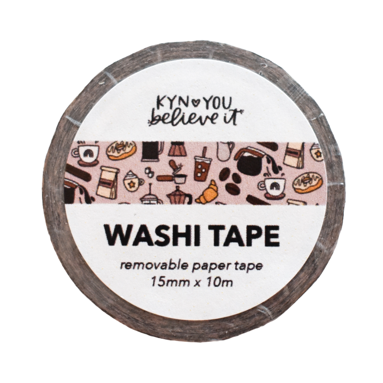 Coffee Pattern Washi Tape