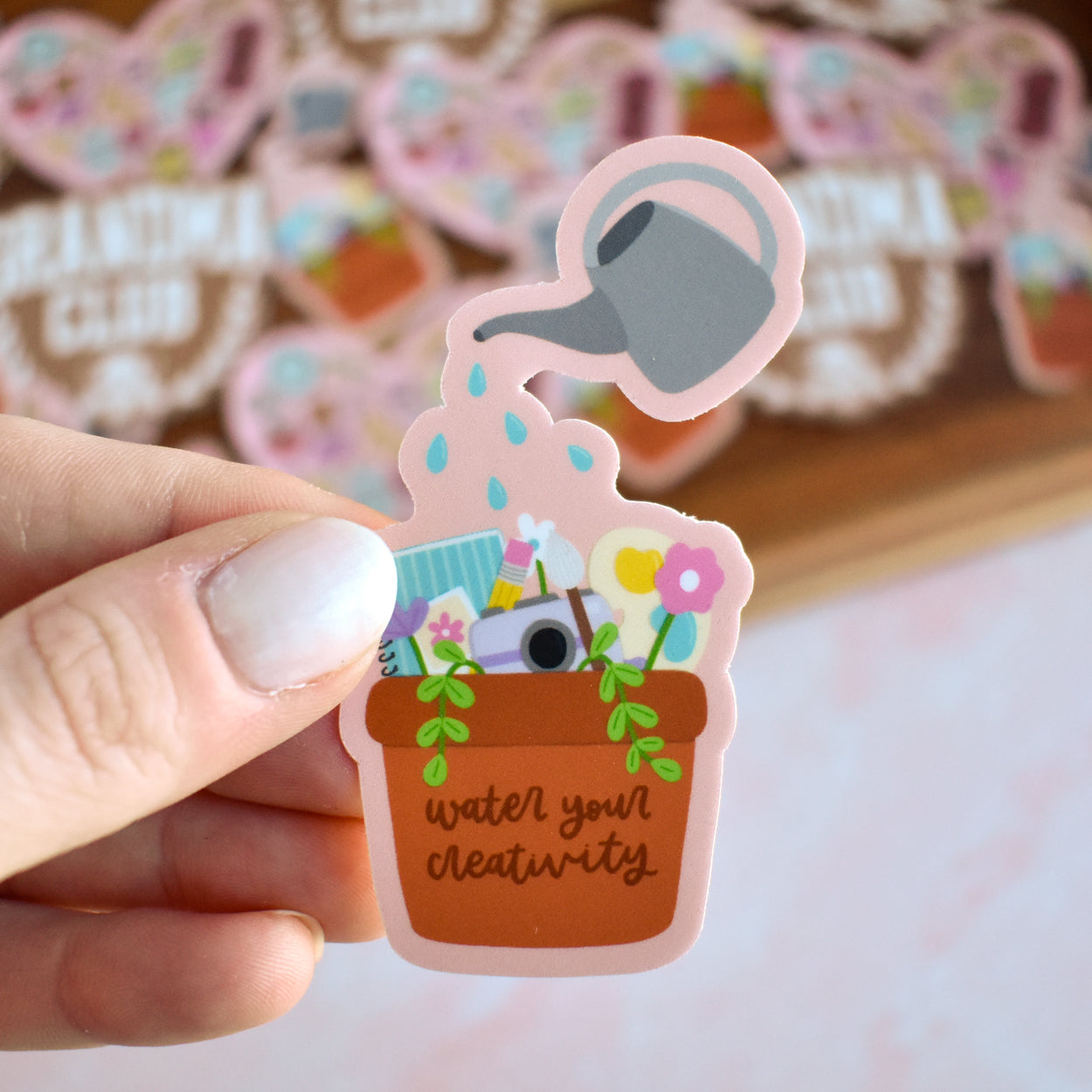 Water Your Creativity Sticker
