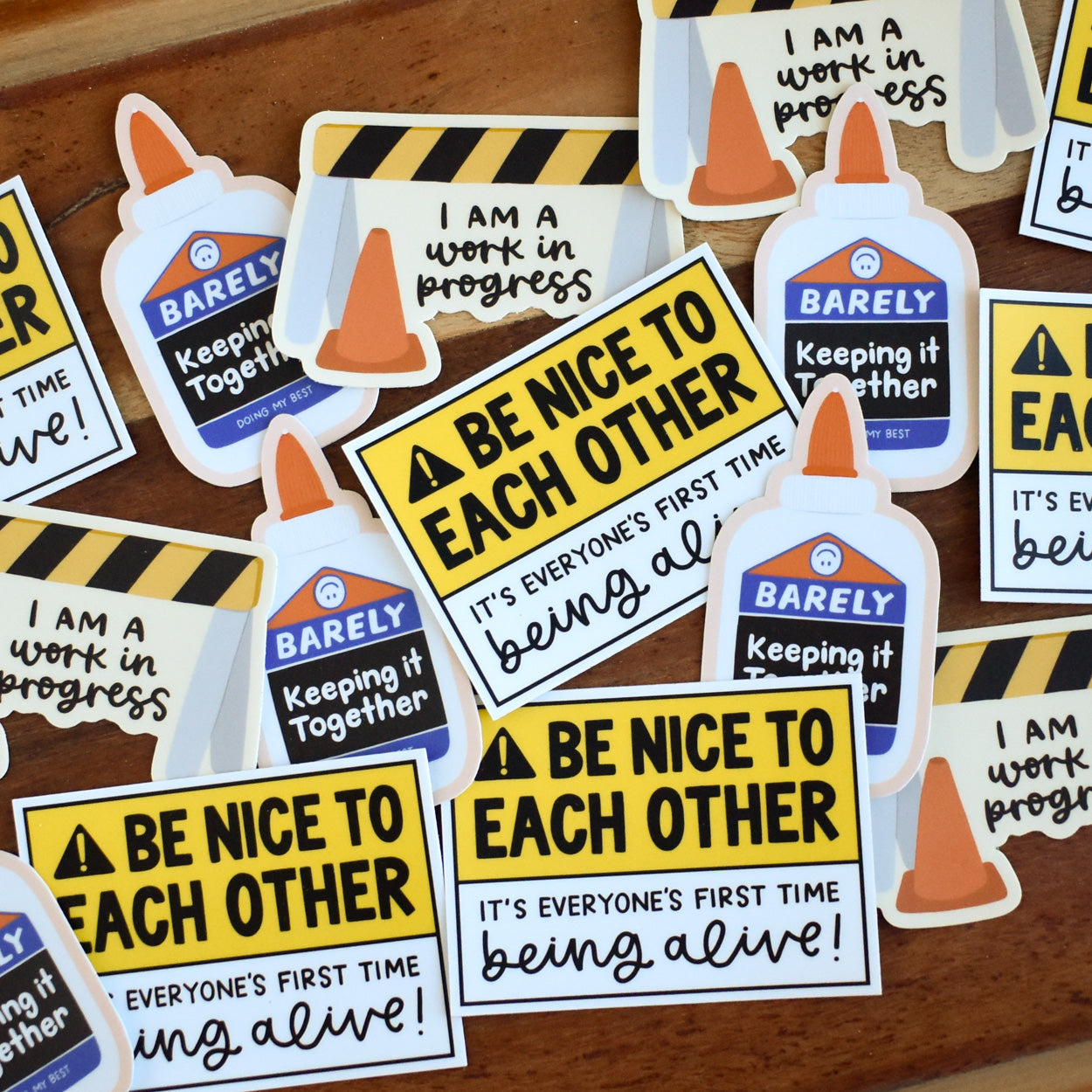 Barely Keeping It Together Sticker