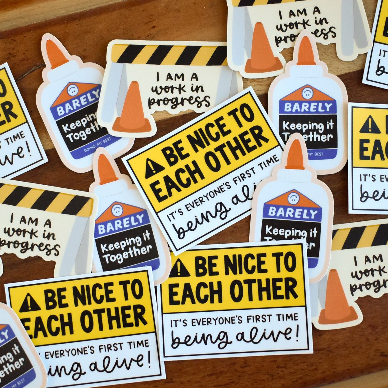 First Time Being Alive Sticker
