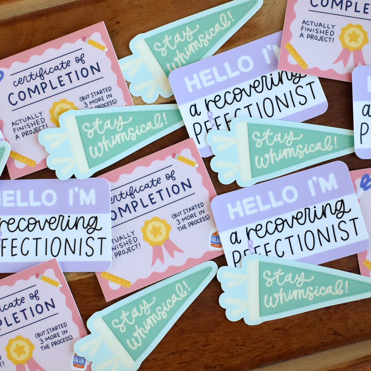Hello / Recovering Perfectionist Sticker