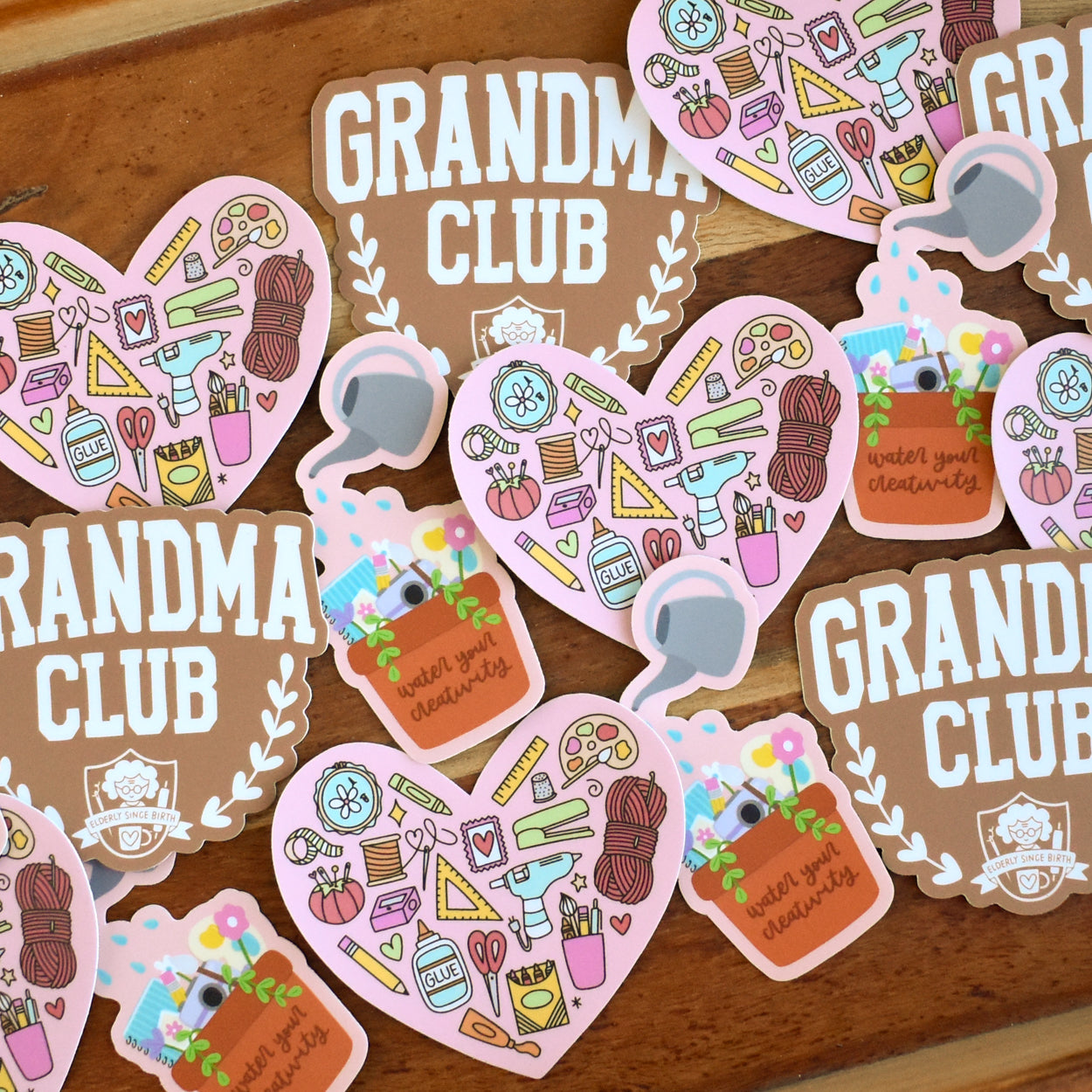 Crafting Heart Sticker