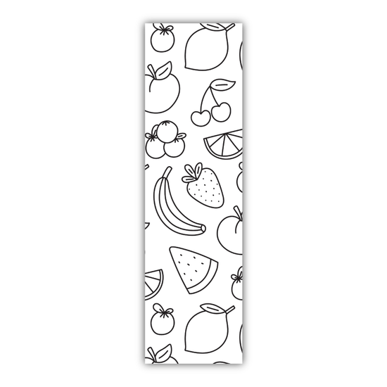 Fruit Medley Coloring Bookmark