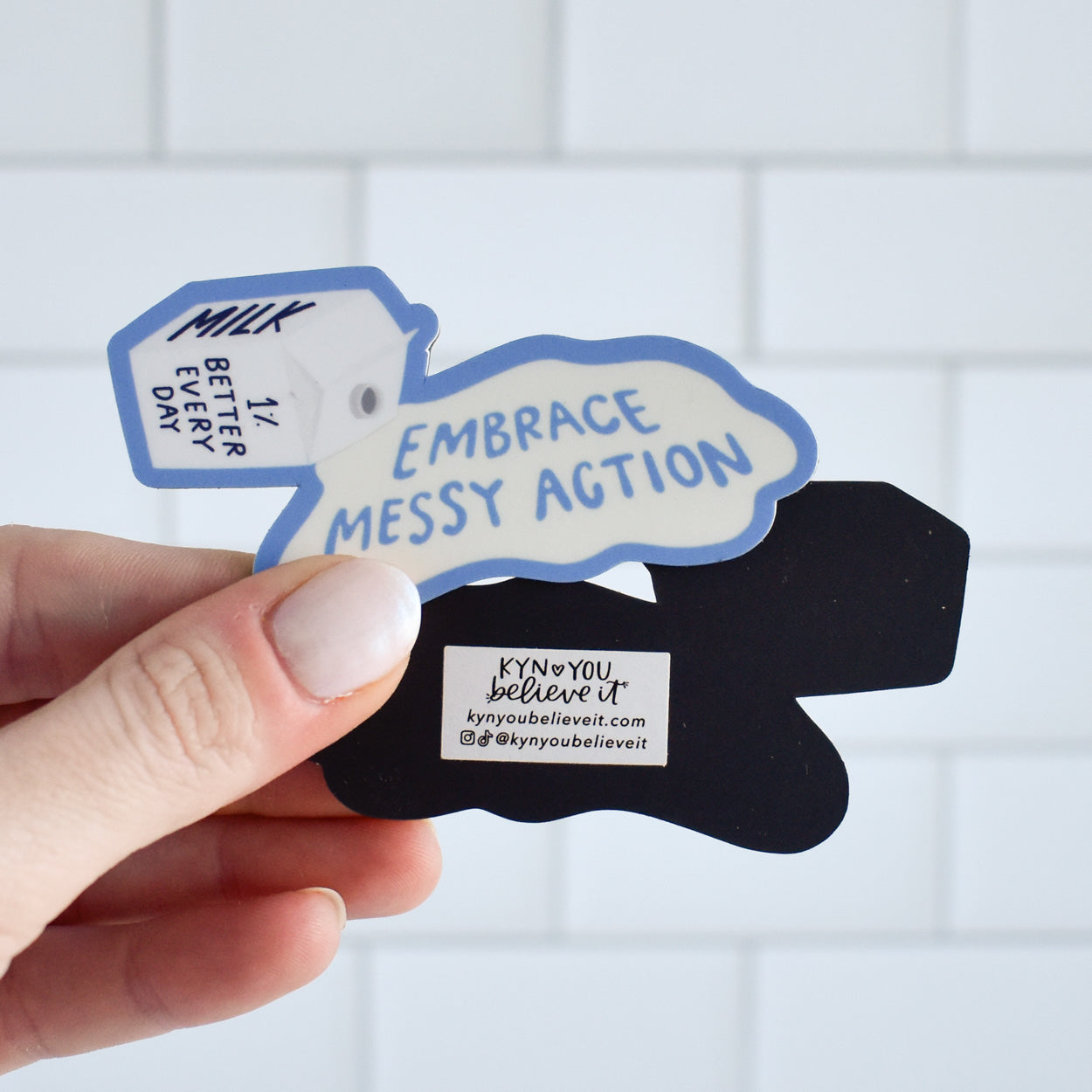 Embrace Messy Action Magnet