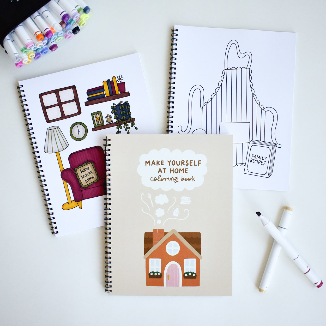 Make Yourself At Home Coloring Book