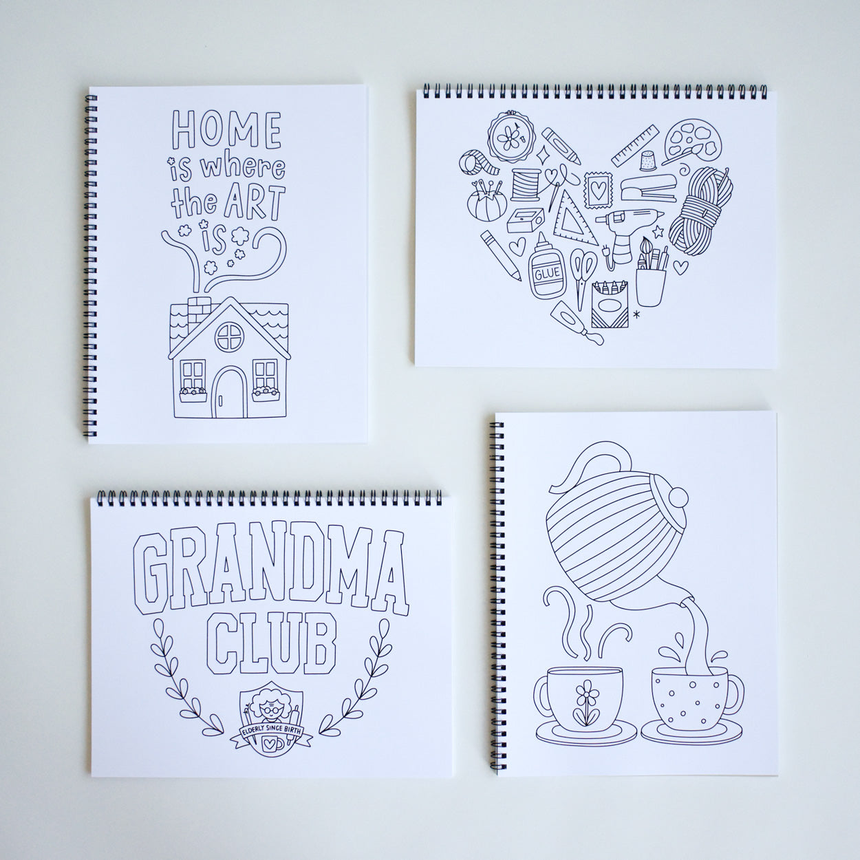 Make Yourself At Home Coloring Book